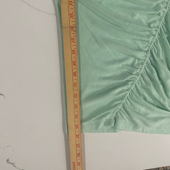 Zella So Graceful Athletic Top‎ Ruched Long Sleeve Mint Green Medium - Picture 10 of 12